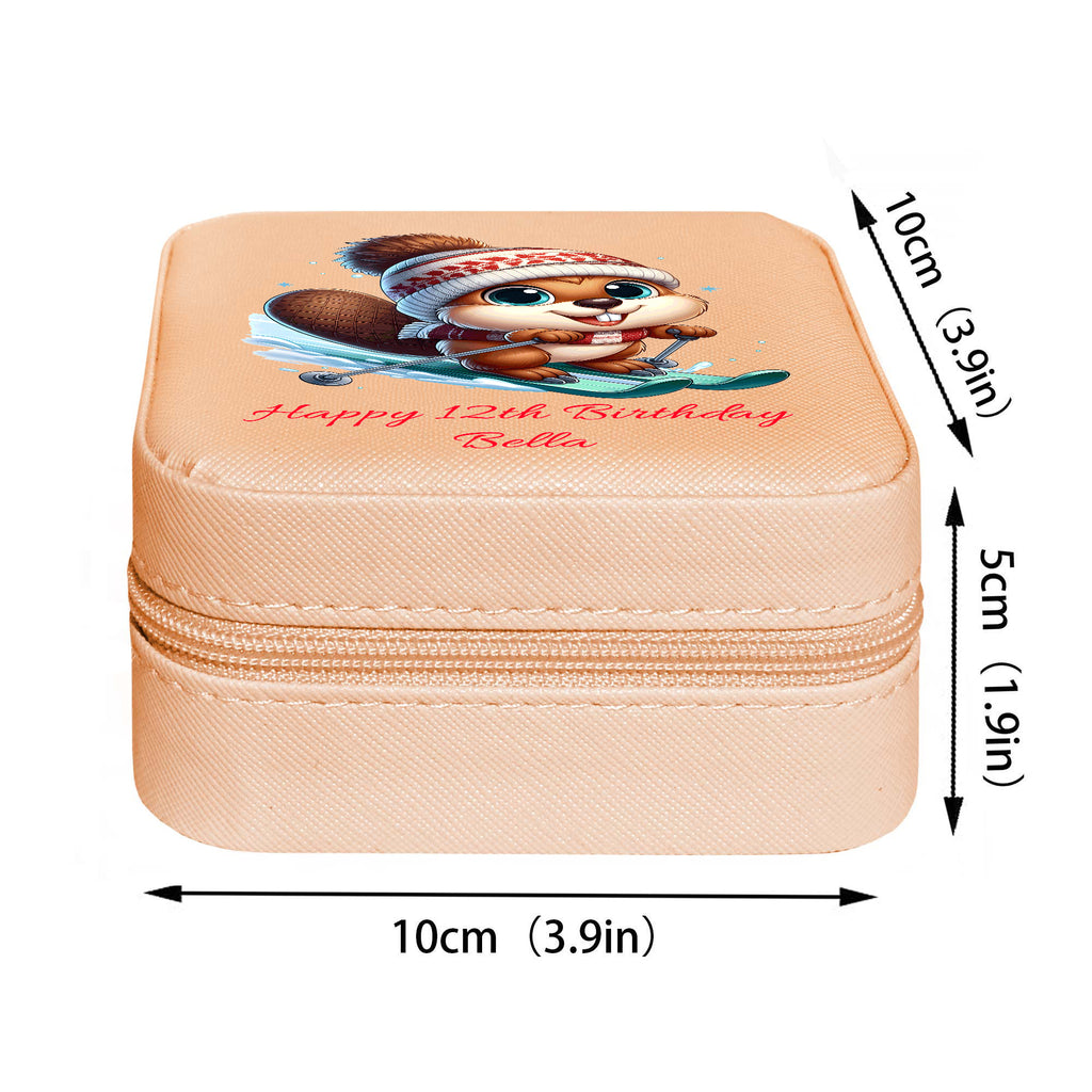 Mini Travel Jewelry Box, Birthday Gift for Woman & Girls JB002