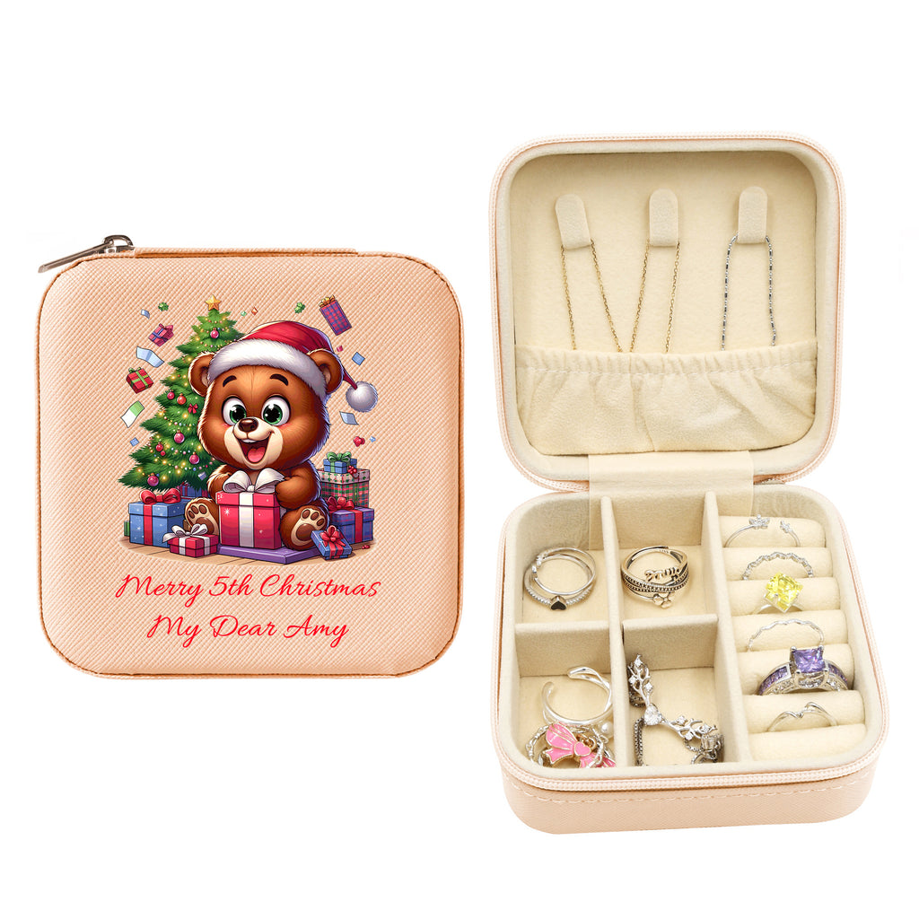 Mini Travel Jewelry Box, Birthday Gift for Woman & Girls JB026