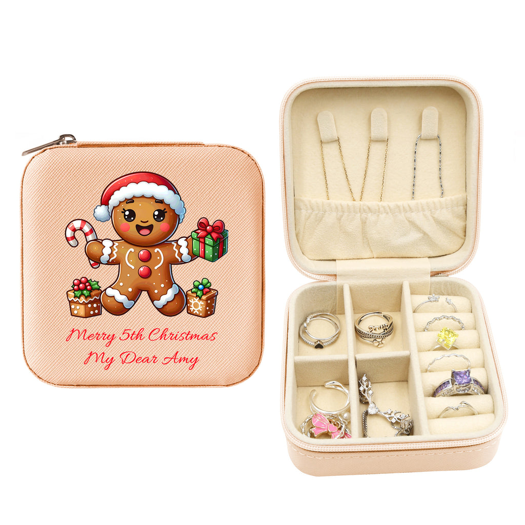 Mini Travel Jewelry Box, Birthday Gift for Woman & Girls JB028