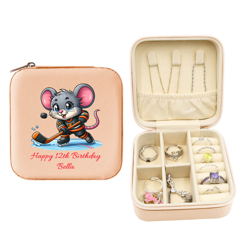 Mini Travel Jewelry Box, Birthday Gift for Woman & Girls JB003