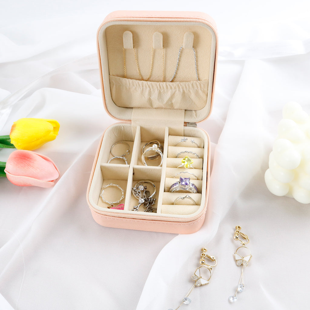 Mini Travel Jewelry Box, Birthday Gift for Woman & Girls JB006
