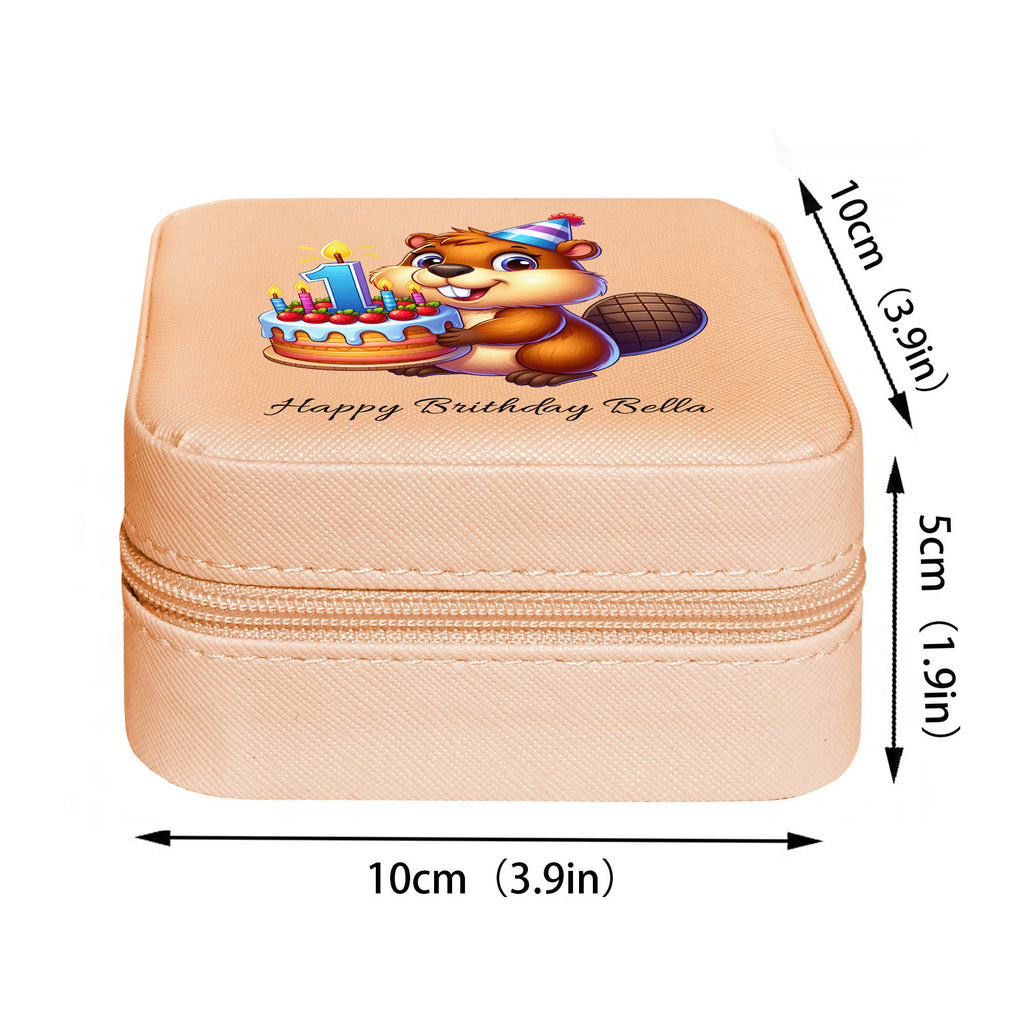 Mini Travel Jewelry Box, Birthday Gift for Woman & Girls JB029
